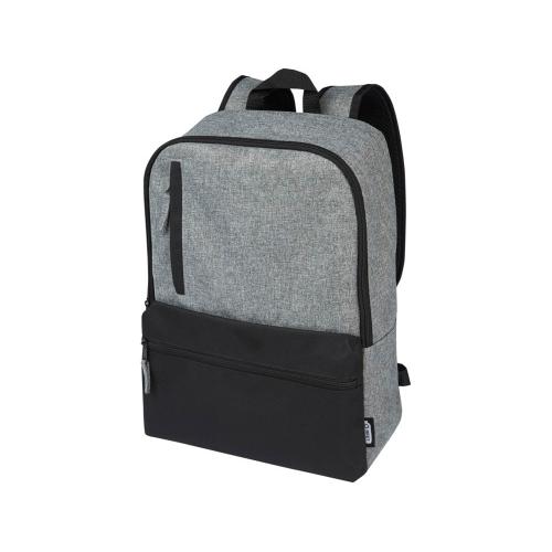 Двухцветный рюкзак для ноутбука 15 Reclaim объемом 14 л, изготовленный из переработанных материалов по стандарту GRS; - купить бизнесс-сувениры в Воронеже