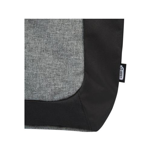 Двухцветная эко-сумка Reclaim на молнии объемом 15 л, изготовленная из переработанных материалов по стандарту GRS; - купить подарки с логотипом в Воронеже