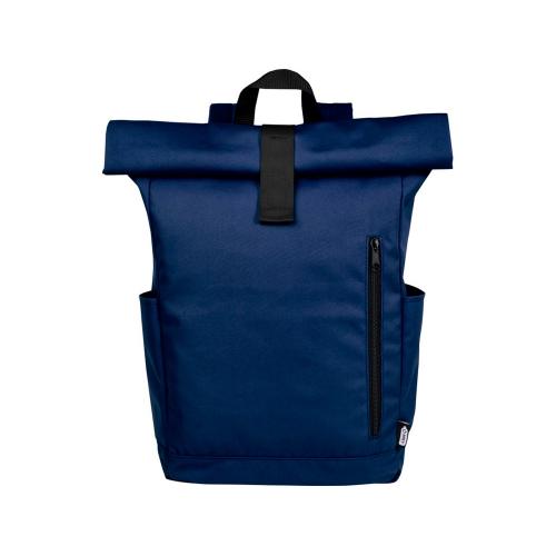 Рюкзак Byron 15,6 объемом 18 л со скручиваемым верхом, изготовленный из переработанного ПЭТ по стандарту GRS; - купить необычные подарки в Воронеже