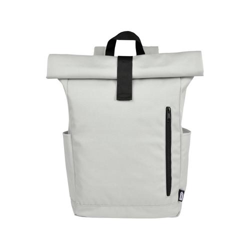 Рюкзак Byron 15,6 объемом 18 л со скручиваемым верхом, изготовленный из переработанного ПЭТ по стандарту GRS; - купить необычные подарки в Воронеже