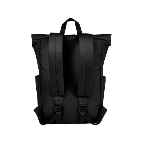 Рюкзак Byron 15,6 объемом 18 л со скручиваемым верхом, изготовленный из переработанного ПЭТ по стандарту GRS; - купить необычные сувениры в Воронеже