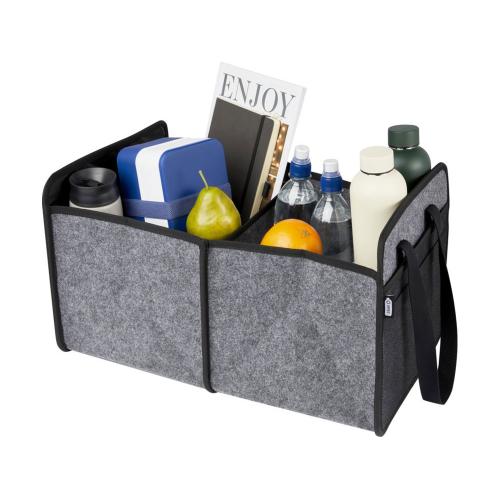 Складной органайзер для автомобиля Felta из фетра, переработанного по стандарту GRS; - купить именные сувениры в Воронеже