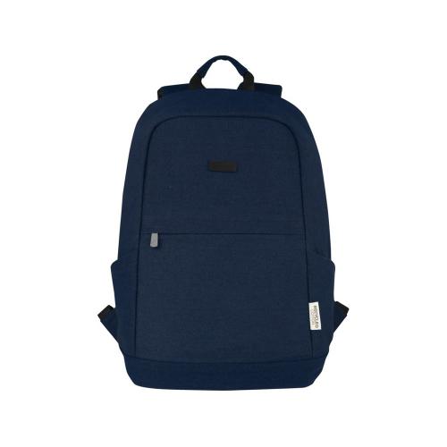 Рюкзак для ноутбука 15,6 дюймов с защитой от кражи Joey объемом 18 л из брезента, переработанного по стандарту GRS; - купить необычные подарки в Воронеже