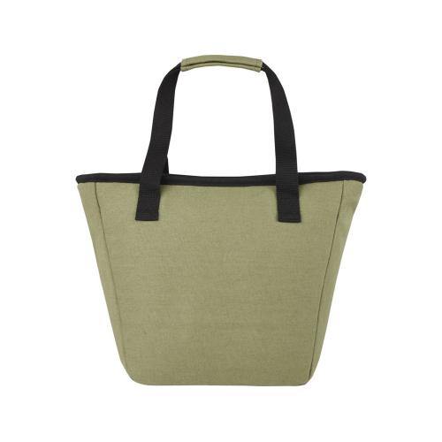 Пищевая сумка-холодильник Joey из брезента, переработанного по стандарту GRS, объемом 6 л на 9 банок; - купить необычные сувениры в Воронеже