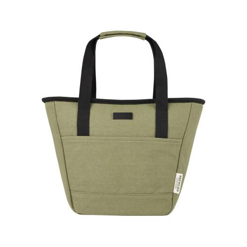 Пищевая сумка-холодильник Joey из брезента, переработанного по стандарту GRS, объемом 6 л на 9 банок; - купить необычные подарки в Воронеже