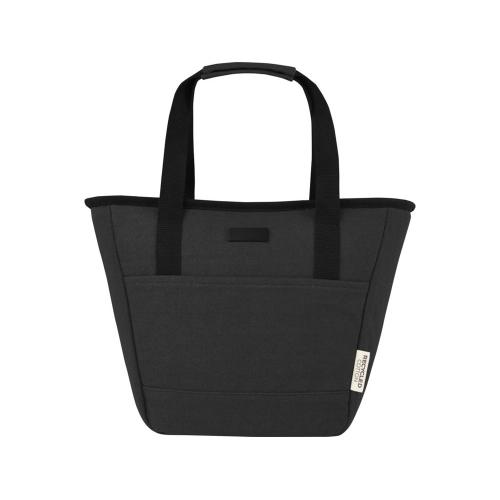 Пищевая сумка-холодильник Joey из брезента, переработанного по стандарту GRS, объемом 6 л на 9 банок; - купить необычные подарки в Воронеже