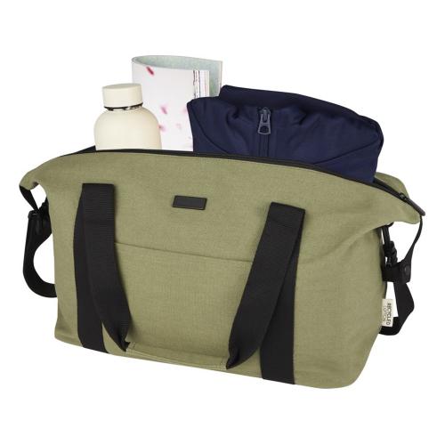 Спортивная сумка Joey из брезента, переработанного по стандарту GRS, объемом 25 л; - купить именные сувениры в Воронеже