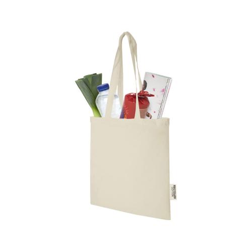 Эко-сумка Madras объемом 7 л из переработанного хлопка плотностью 140 г/м2; - купить необычные сувениры в Воронеже