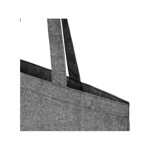 Pheebs 150 г/м² Aware™ эко-сумка из переработанного сырья - Черный; - купить именные сувениры в Воронеже