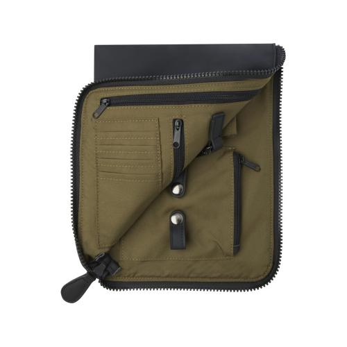 Turner клатч-органайзер - сплошной черный; - купить подарки с логотипом в Воронеже