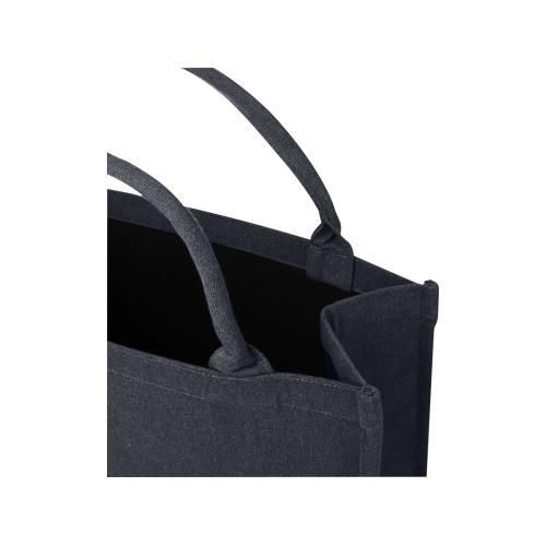 Page эко-сумка для книг из переработанного материала Aware™ плотностью 500 г/м² - Джинс; - купить именные сувениры в Воронеже