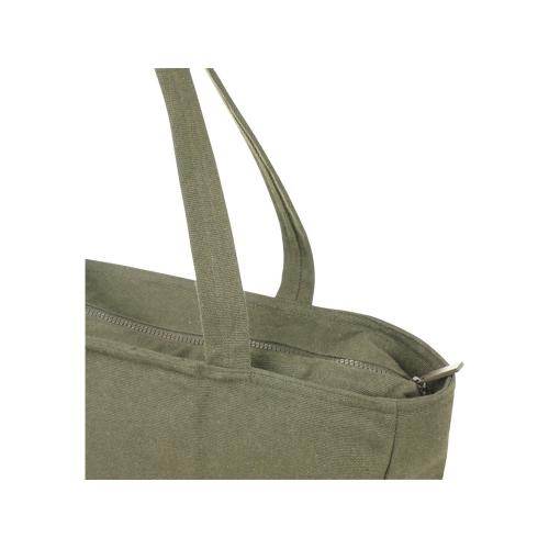 Weekender эко-сумка из переработанного материала Aware™ плотностью 500 г/м² - Зеленый; - купить именные сувениры в Воронеже