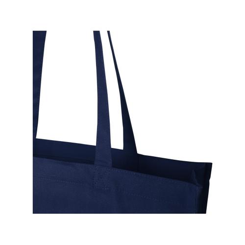 Florida эко-сумка с ластовицей плотностью 270 г/м² - темно-синий; - купить подарки с логотипом в Воронеже