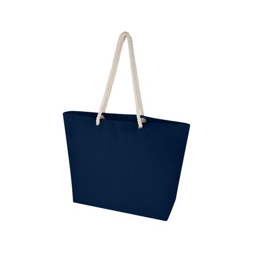 Florida пляжная эко-сумка из переработанного материала, сертифицированного по стандарту GRS, плотностью 270 г/м² 18L - Темно - синий