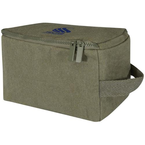 Органайзер для туалетных принадлежностей из переработанного материала Pack 500 г/м² Aware™ - Зеленый; - купить именные сувениры в Воронеже