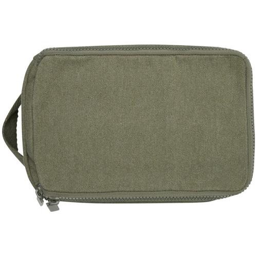 Органайзер для туалетных принадлежностей из переработанного материала Pack 500 г/м² Aware™ - Зеленый; - купить необычные подарки в Воронеже