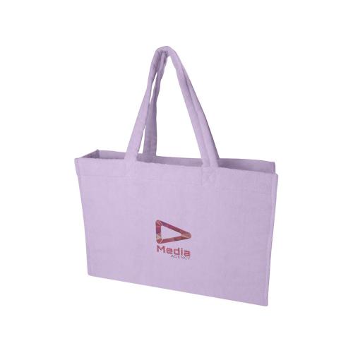 Пляжная эко-сумка Siam объемом 13 л из переработанной махровой ткани; - купить именные сувениры в Воронеже