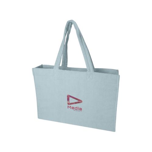 Пляжная эко-сумка Siam объемом 13 л из переработанной махровой ткани; - купить именные сувениры в Воронеже