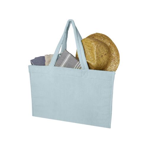 Пляжная эко-сумка Siam объемом 13 л из переработанной махровой ткани; - купить необычные сувениры в Воронеже