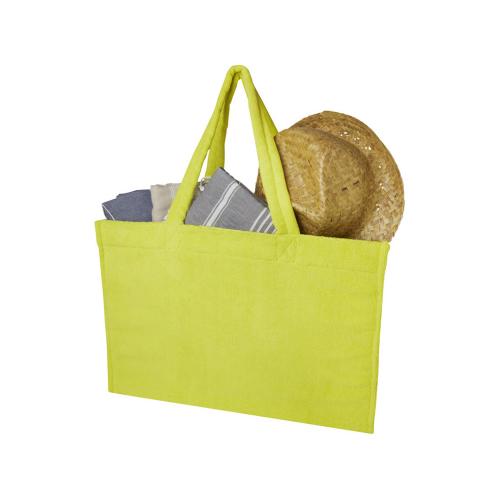 Пляжная эко-сумка Siam объемом 13 л из переработанной махровой ткани; - купить необычные сувениры в Воронеже