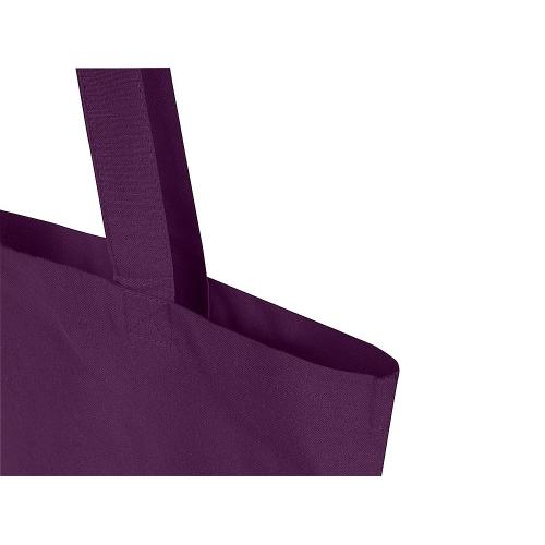 Мадрас Блэнд эко-сумка из переработанного хлопка GRS плотностью 140 г/м² объемом 7 л - Фиолетовый; - купить именные сувениры в Воронеже