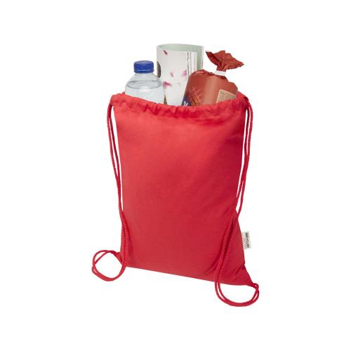 Oregon Blend сумка на шнурке из переработанного материала сертифицированного согласно GRS, плотностью 140 г/м²; - купить необычные сувениры в Воронеже