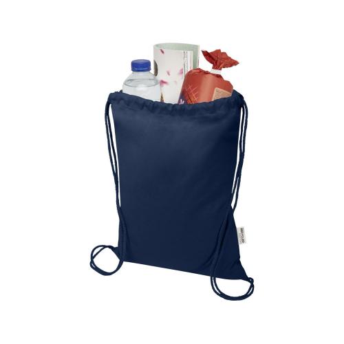 Oregon Blend сумка на шнурке из переработанного материала сертифицированного согласно GRS, плотностью 140 г/м²; - купить необычные сувениры в Воронеже