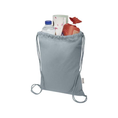 Oregon Blend сумка на шнурке из переработанного материала сертифицированного согласно GRS, плотностью 140 г/м²; - купить необычные сувениры в Воронеже