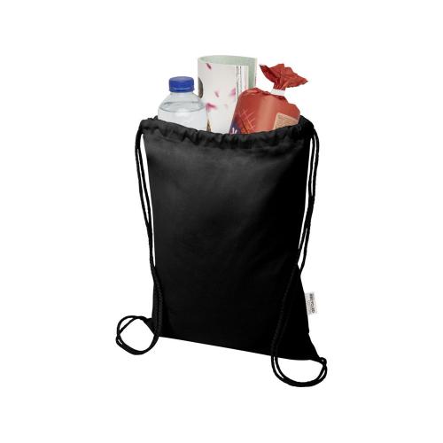 Oregon Blend сумка на шнурке из переработанного материала сертифицированного согласно GRS, плотностью 140 г/м²; - купить необычные сувениры в Воронеже