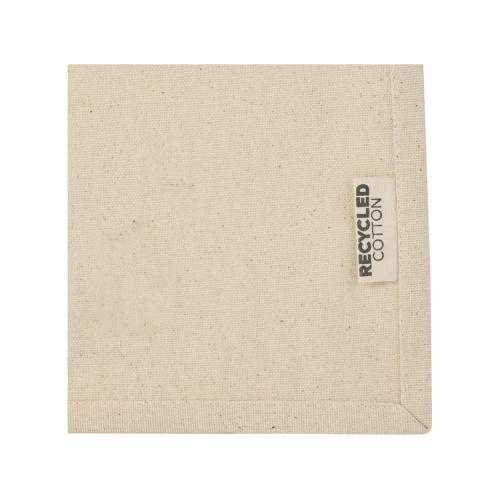 Мини эко-сумка Odessa с клинчиком, изготовленная из переработанного хлопка, сертифицированного согласно GRS, плотностью 220 г/м²; - купить именные сувениры в Воронеже