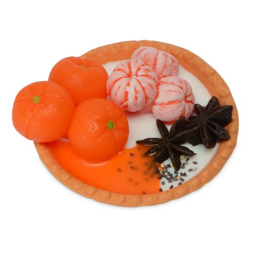 Мыло ручной работы Тарталетка с мандаринами; - купить необычные подарки в Воронеже