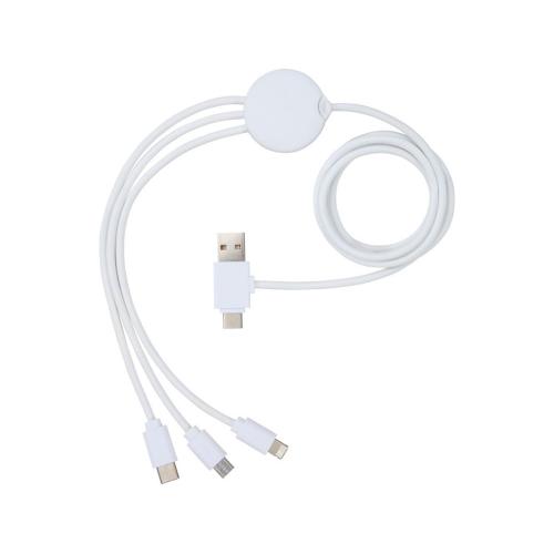 Зарядный кабель 5-в-1 с противобактериальной присадкой Pure; - купить необычные подарки в Воронеже