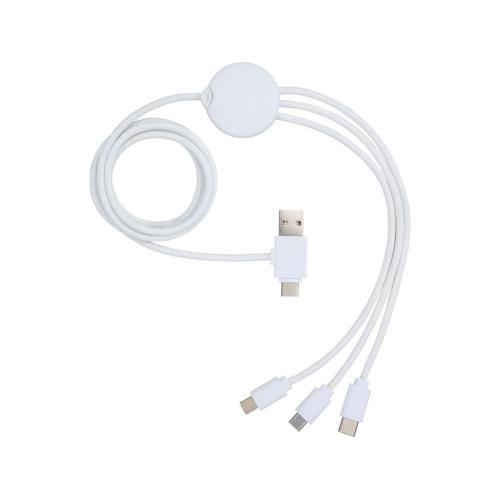 Зарядный кабель 5-в-1 с противобактериальной присадкой Pure; - купить необычные сувениры в Воронеже