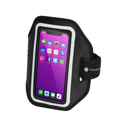 Браслет Haile для смартфона с отображением дисплея и прозрачным чехлом; - купить подарки с логотипом в Воронеже