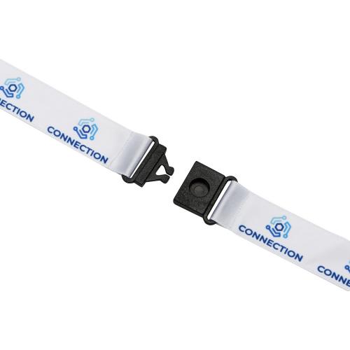 Ланъярд с карабином и замком обрыва; - купить подарки с логотипом в Воронеже