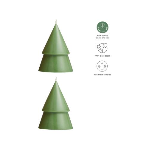 Orginal Home рождественская елочная свеча матча - M - Зеленый яркий; - купить необычные подарки в Воронеже