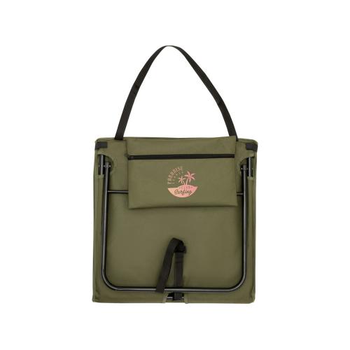 Пляжный шезлонг Serene - Зеленый лесной; - купить подарки с логотипом в Воронеже