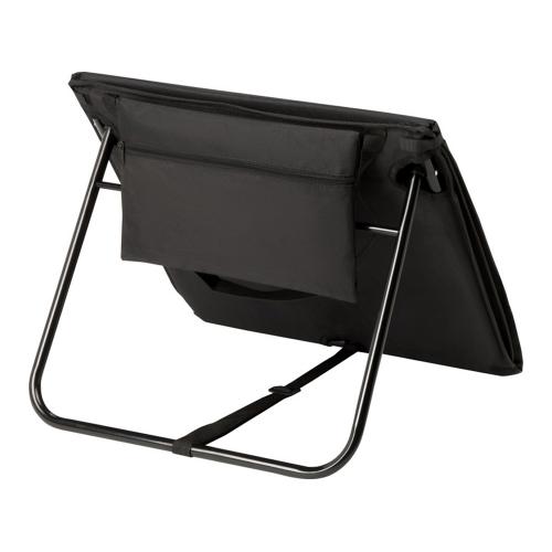 Пляжный шезлонг Serene - сплошной черный; - купить именные сувениры в Воронеже