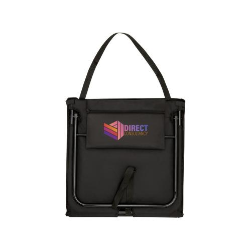 Пляжный шезлонг Serene - сплошной черный; - купить подарки с логотипом в Воронеже