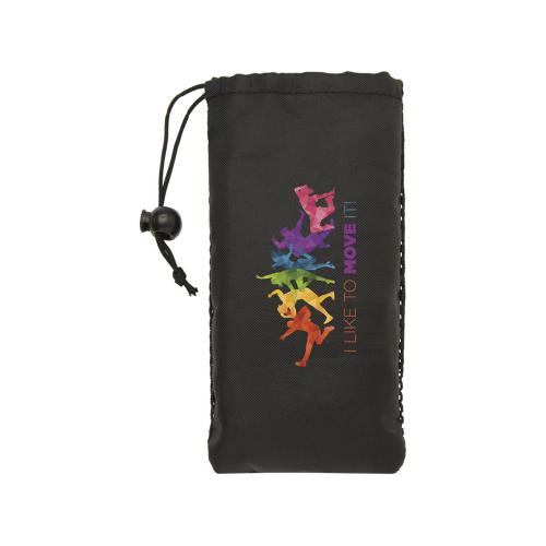 Набор из 2-х лент-эспандеров Grip - сплошной черный / Серый; - купить подарки с логотипом в Воронеже