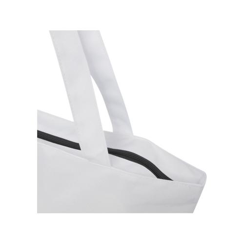 Panama эко-сумка на молнии из переработанных материалов по стандарту GRS объемом 20 л - Белый; - купить именные сувениры в Воронеже