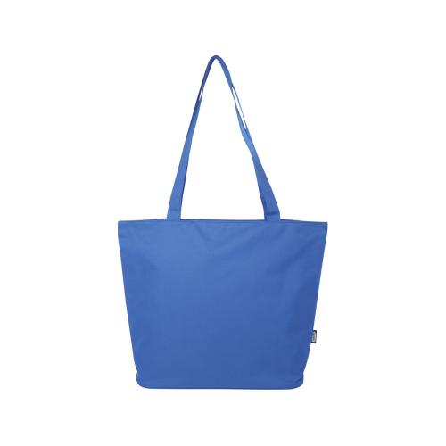 Panama эко-сумка на молнии из переработанных материалов по стандарту GRS объемом 20 л - Ярко-синий; - купить необычные подарки в Воронеже