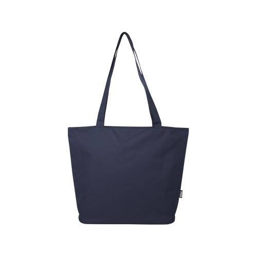 Panama эко-сумка на молнии из переработанных материалов по стандарту GRS объемом 20 л - Нейви; - купить необычные подарки в Воронеже