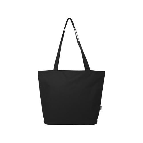 Panama эко-сумка на молнии из переработанных материалов по стандарту GRS объемом 20 л - Черный; - купить необычные подарки в Воронеже