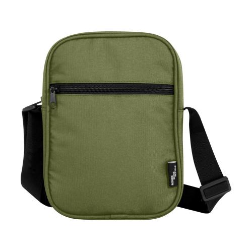 Byron сумка через плечо из переработанных материалов по стандарту GRS объемом 2 л - Оливковый; - купить необычные подарки в Воронеже