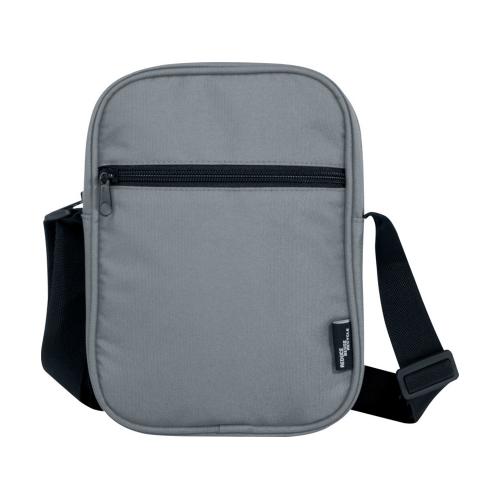 Byron сумка через плечо из переработанных материалов по стандарту GRS объемом 2 л - Серый; - купить необычные подарки в Воронеже