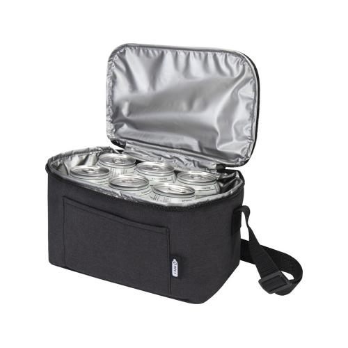 Tundra сумка-холодильник на 6 банок из переработанного РЕТ-пластика - Heather Charcoal; - купить именные сувениры в Воронеже