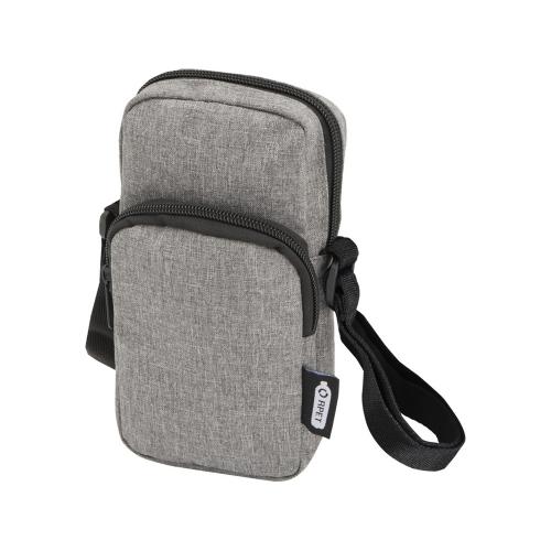 Сумка для телефона Ross из переработанного материала, серый яркий
