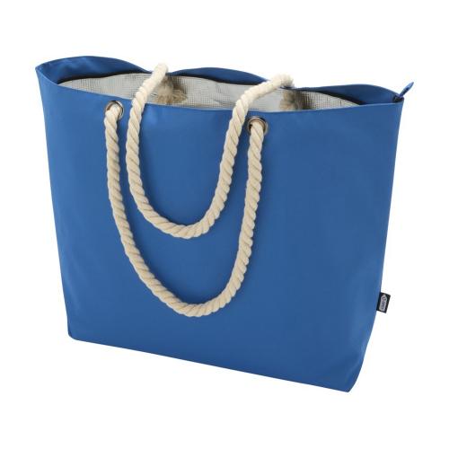 Panama пляжная эко-сумка-холодильник из переработанного материала, с ручками-шнурками 23L; - купить именные сувениры в Воронеже