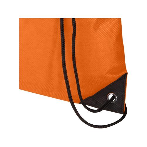 Рюкзак-мешок  на шнурке Evergreen из переработанного нетканого материала; - купить именные сувениры в Воронеже